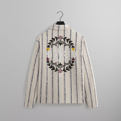 Kith Striped Boucle Coaches Jacket - Whisper | Kith