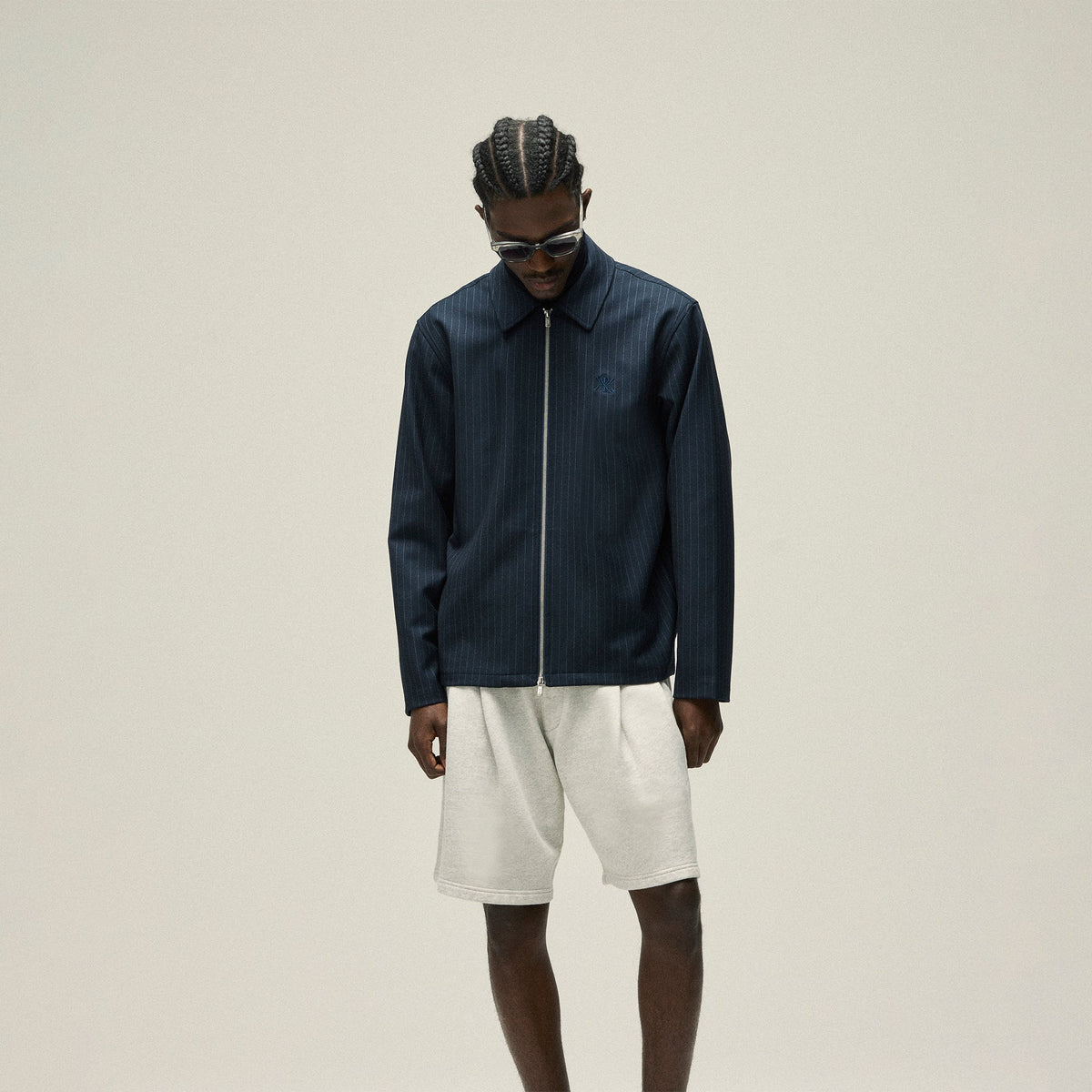 Kith Kylan Sweatshort - Light Heather Grey | Kith