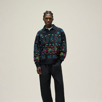 Kith Nelson Collared Overshirt - Black | Kith