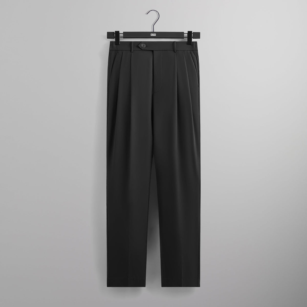 &Kin Kylan Pleater Trouser - Black | Kith