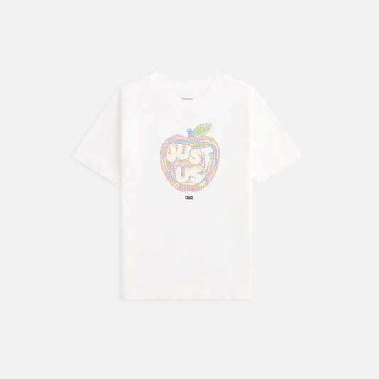 Kith Kids Just Us Apple Graphic Tee - White | Kith