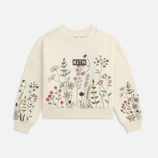 Kith Kids Floral Nelson Crewneck - Sandrift | Kith