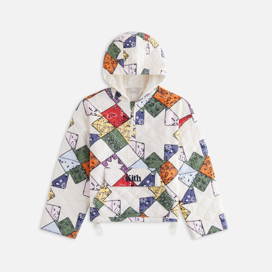 Kith Kids Quilted Patchwork Harrison Pullover - Sandrift | Kith