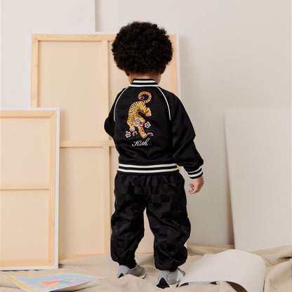 Kith Baby Satin Tiger Souvenir Jacket - Black | Kith