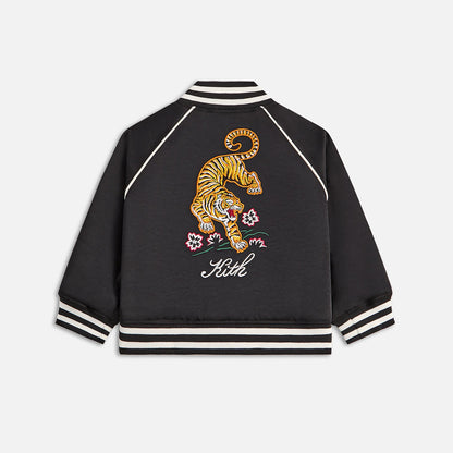 Kith Baby Satin Tiger Souvenir Jacket - Black | Kith