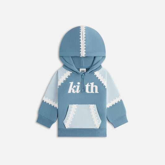 Kith Baby Color-Blocked Vale Nelson Quarter Zip Hoodie - Farrow | Kith