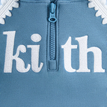 Kith Baby Color-Blocked Vale Nelson Quarter Zip Hoodie - Farrow | Kith