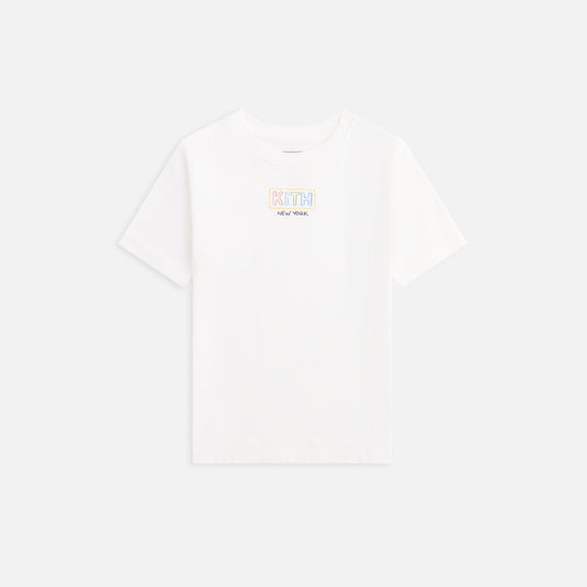 Kith Kids New York Classic Logo Tee - White | Kith