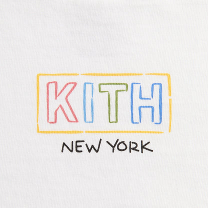 Kith Kids New York Classic Logo Tee - White | Kith