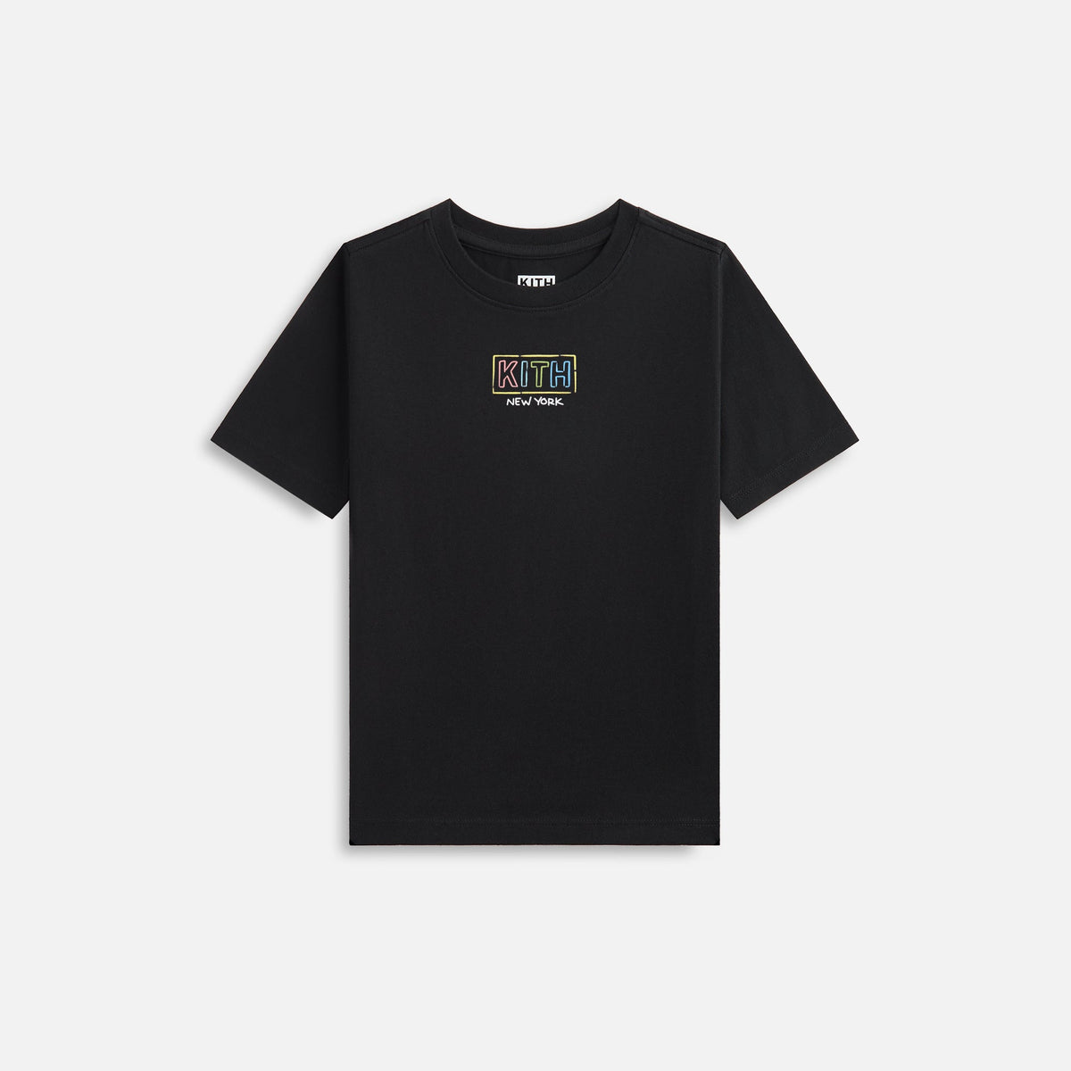 Kith Kids New York Classic Logo Tee - Black | Kith