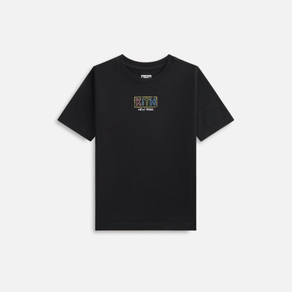 Kith Kids New York Classic Logo Tee - Black | Kith