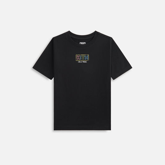 Kith Kids New York Classic Logo Tee - Black | Kith