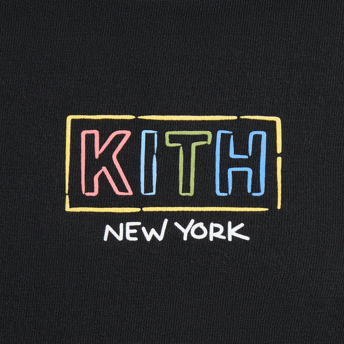 Kith Kids New York Classic Logo Tee - Black | Kith