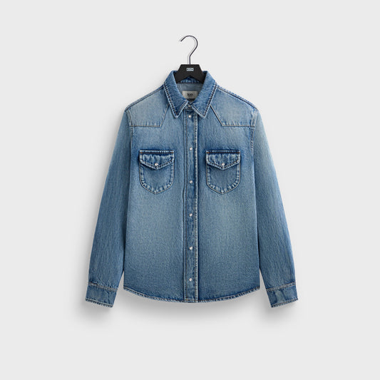 Kith Webster Denim Shirt - Medium Indigo | Kith