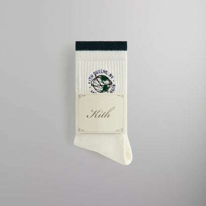 Kith Embroidered Globe Crew Sock - Silk | Kith