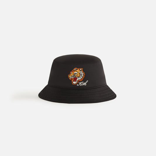 Kith Kids Satin Tiger Souvenier Bucket Hat - Black | Kith