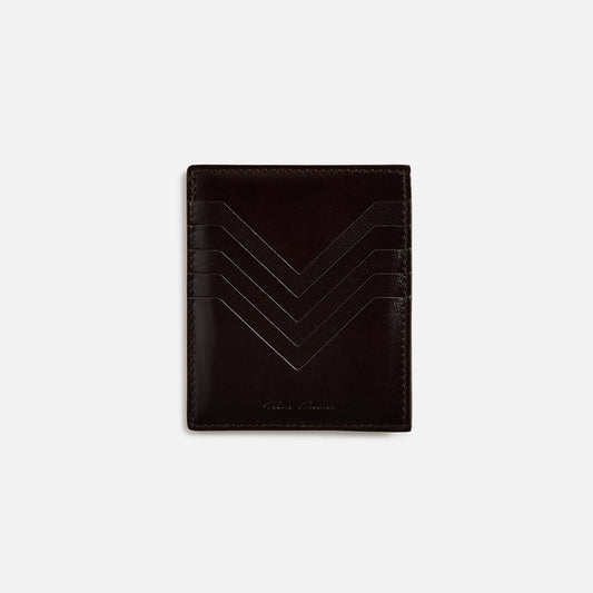 Rick Owens Square CC Holder - Mahogany | Kith