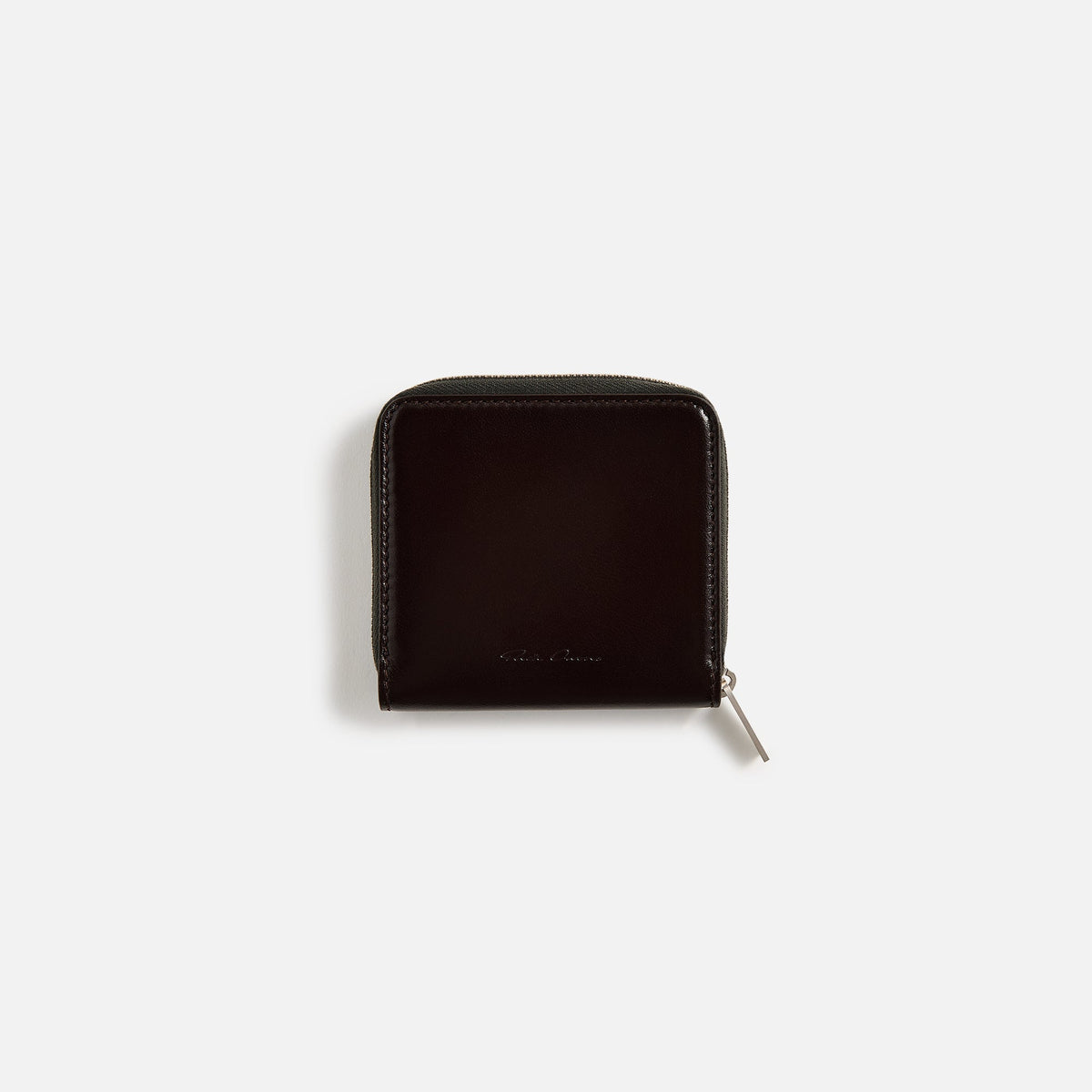 Rick Owens Zipped Wallet - Mahogany | Kith