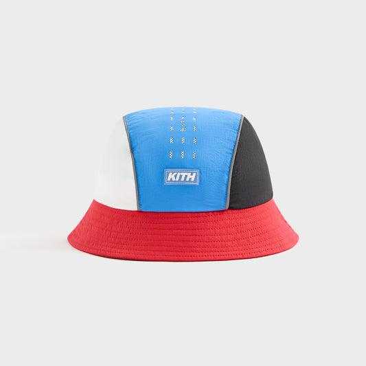 Kith Kids Blocked Milo Bucket Hat - Marina | Kith