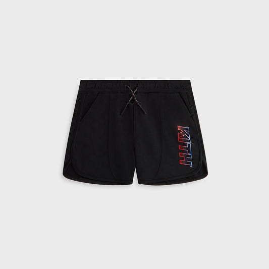 Kith Kids Checkerboard Soccer Jordan Short - Black | Kith