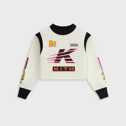 Kith Kids Speed Cropped Jasper Tee - Sandrift | Kith