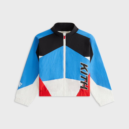 Kith Kids Blocked Milo Track Jacket - Marina | Kith