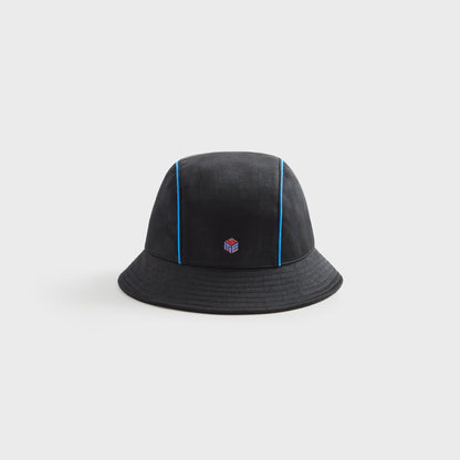 Kith Kids Soccer Checkered Bucket Hat - Black | Kith