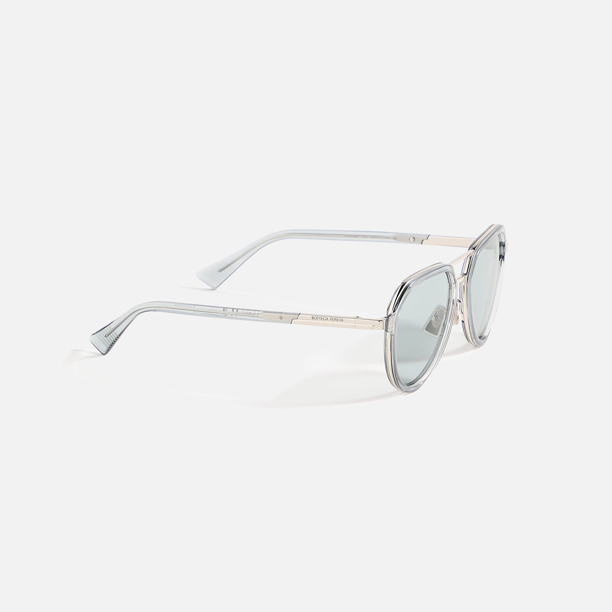 Bottega Veneta Aviator Frames - Denim Blue | Kith