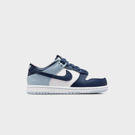 Nike PS Dunk Low - White / Midnight Navy / Lt Armor | Kith