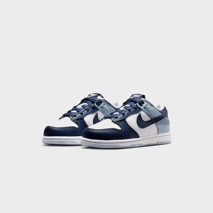 Nike PS Dunk Low - White / Midnight Navy / Lt Armor | Kith