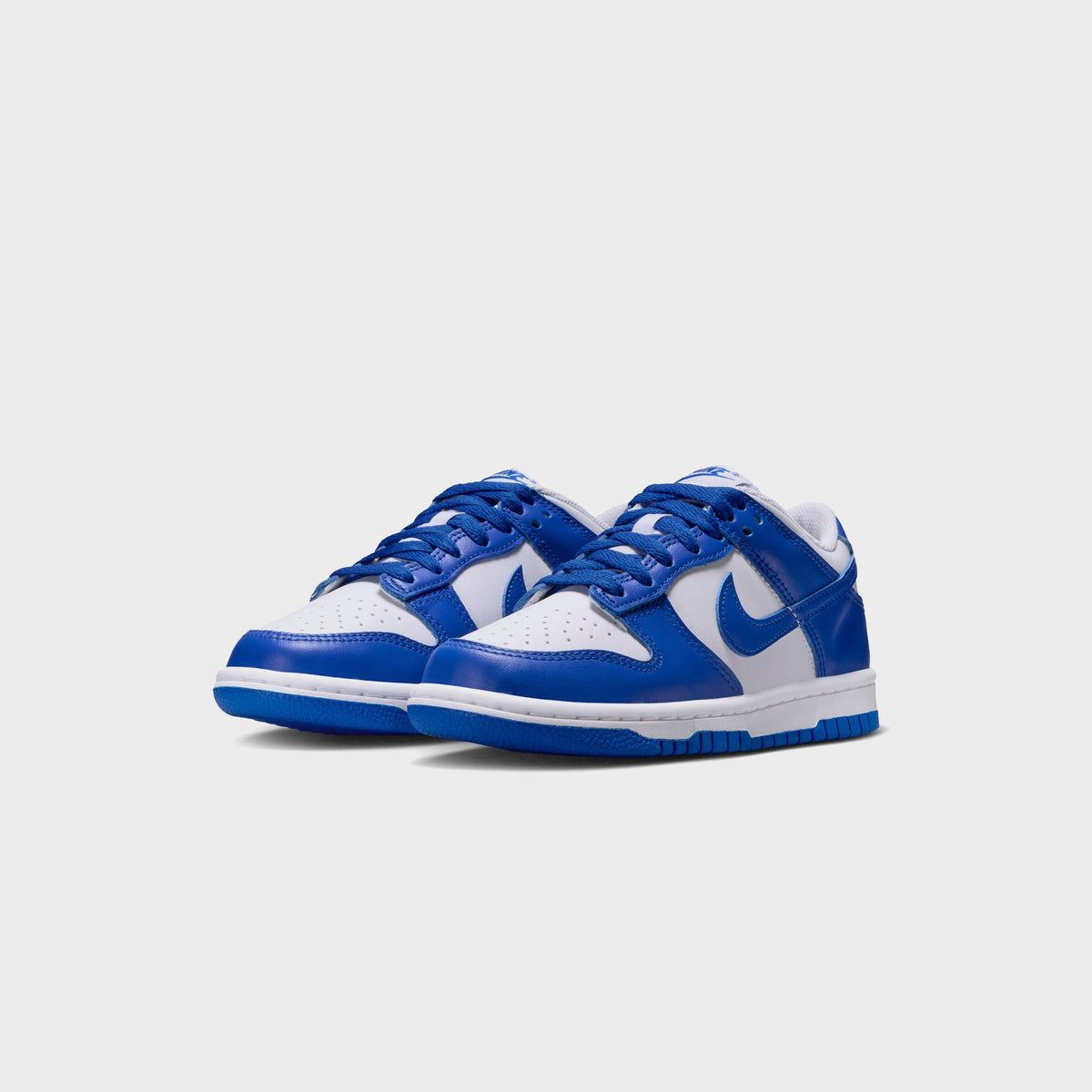 Nike GS Dunk Low - White / Hyper Royal | Kith