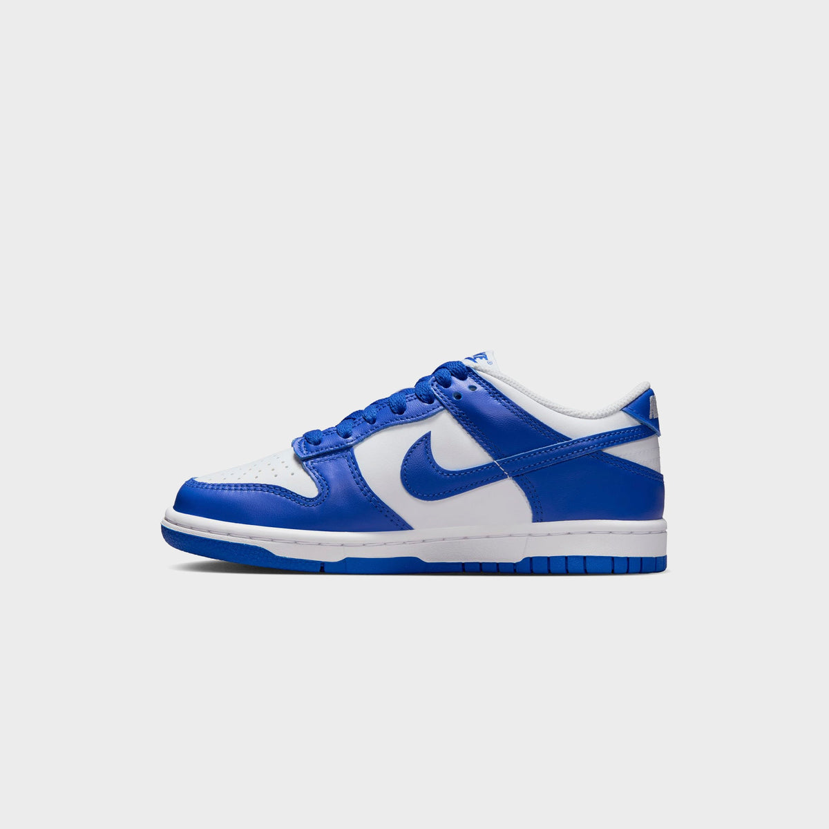 Nike GS Dunk Low - White / Hyper Royal | Kith