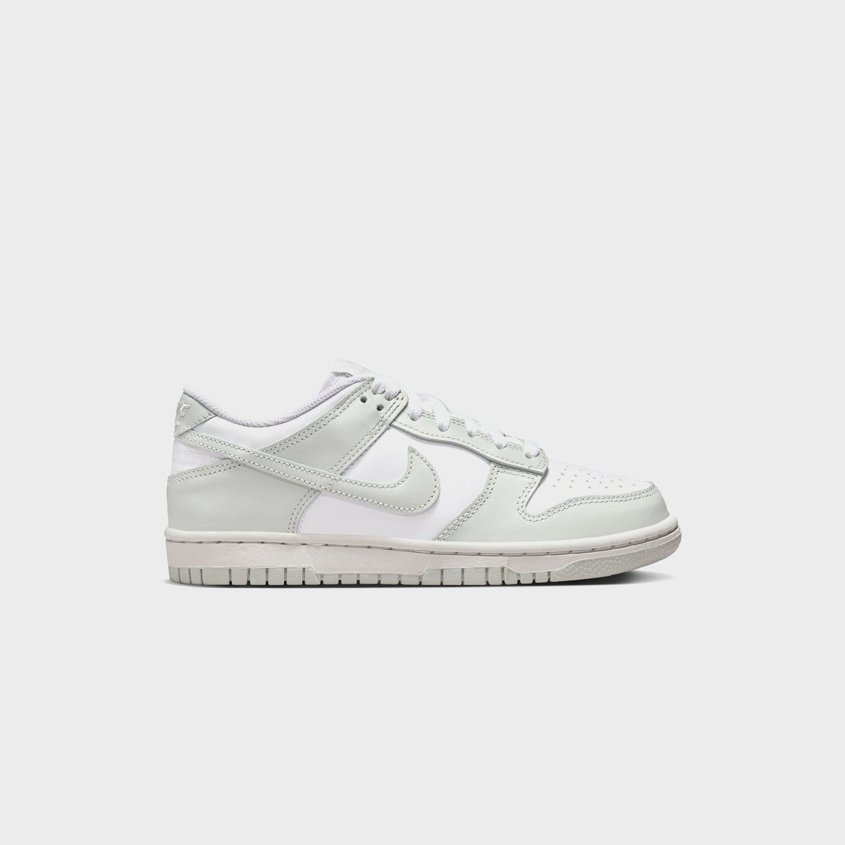 Nike GS Dunk Low - White / Light Silver / Photon Dust | Kith