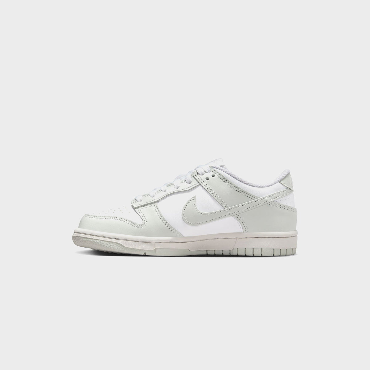 Nike GS Dunk Low - White / Light Silver / Photon Dust | Kith