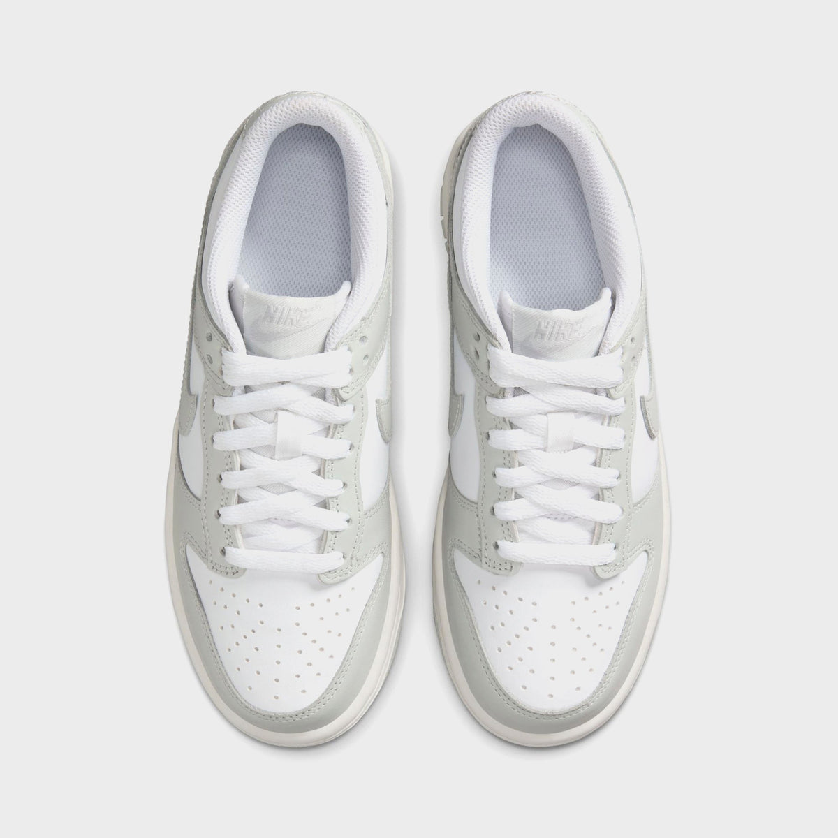 Nike GS Dunk Low - White / Light Silver / Photon Dust | Kith