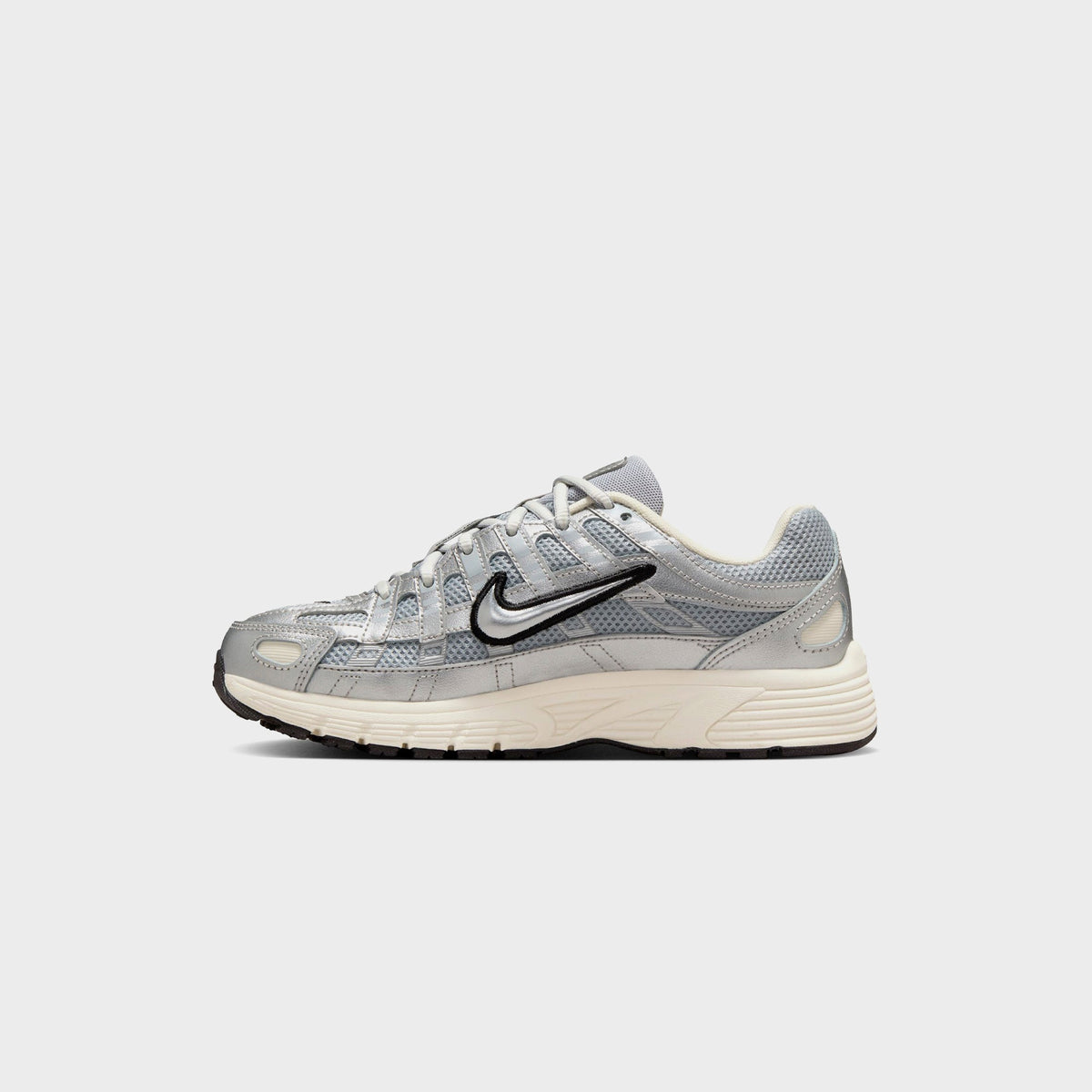 Nike P-6000 - Metallic Silver / Black / Pale Ivory | Kith