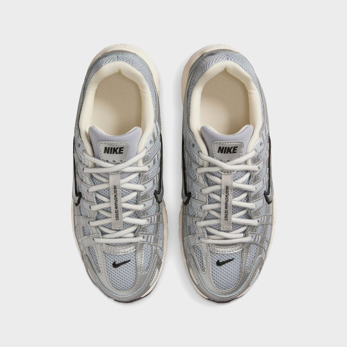 Nike P-6000 - Metallic Silver / Black / Pale Ivory | Kith