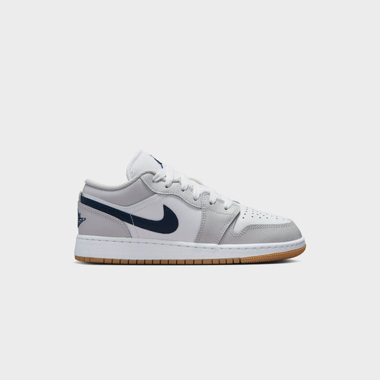 Nike Air Jordan 1 Low - White / Neutral Grey / Gum Medium Brown / Midn | Kith