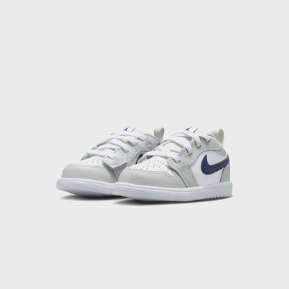 Nike TD Jordan 1 Low Alt - White / Neutral Grey / Gum Medium Brown / M | Kith