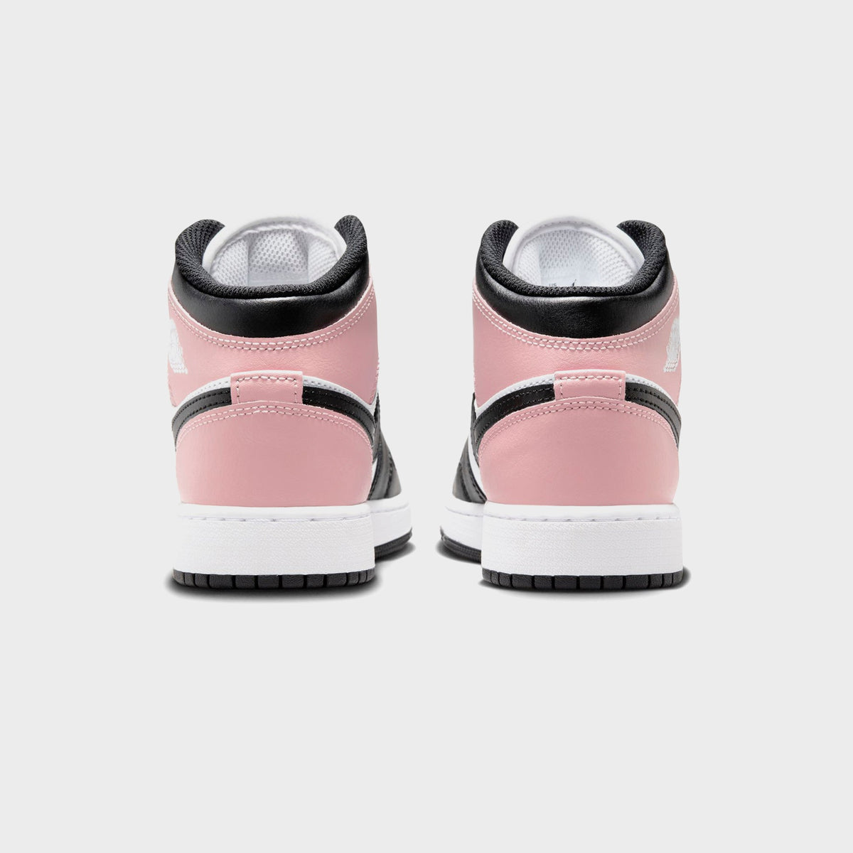 Nike GS Air Jordan 1 Mid - White / Black / Rust Pink | Kith