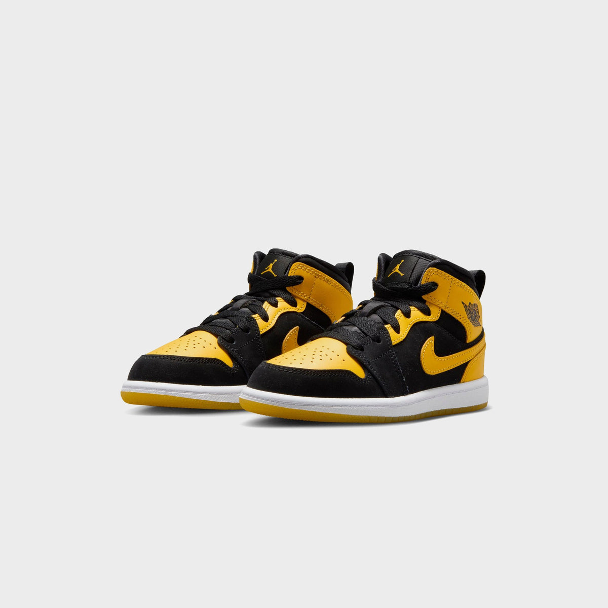 Nike Air Jordan 1 Mid Se - Black / White / Varsity Maize | Kith