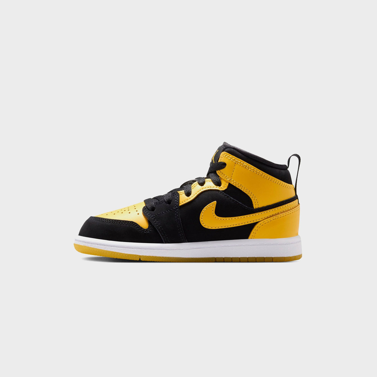 Nike Air Jordan 1 Mid Se - Black / White / Varsity Maize | Kith