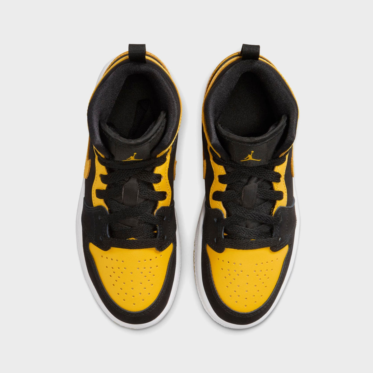 Nike Air Jordan 1 Mid Se - Black / White / Varsity Maize | Kith