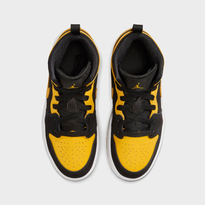 Nike Air Jordan 1 Mid Se - Black / White / Varsity Maize | Kith