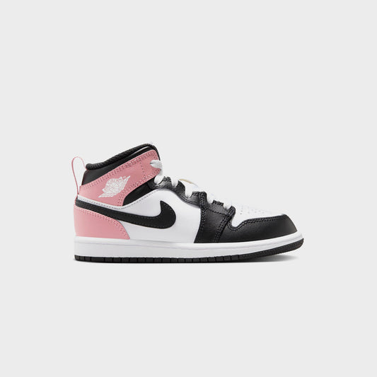 Nike PS Air Jordan 1 Mid - White / Black / Rust Pink | Kith