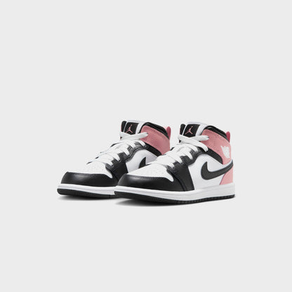 Nike PS Air Jordan 1 Mid - White / Black / Rust Pink | Kith