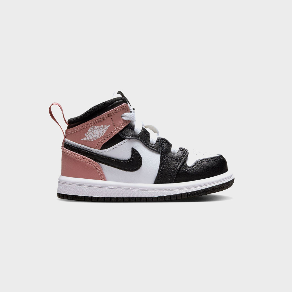 Nike TD Air Jordan 1 Mid - White / Black / Rust Pink | Kith