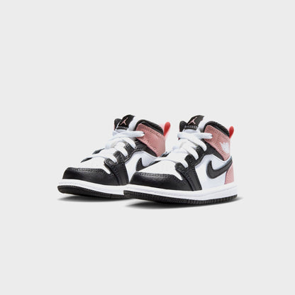 Nike TD Air Jordan 1 Mid - White / Black / Rust Pink | Kith