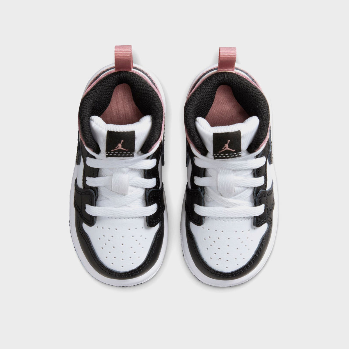 Nike TD Air Jordan 1 Mid - White / Black / Rust Pink | Kith
