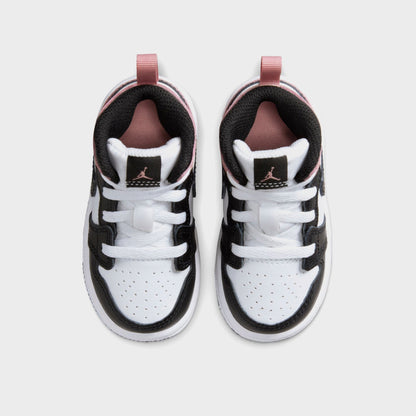 Nike TD Air Jordan 1 Mid - White / Black / Rust Pink | Kith